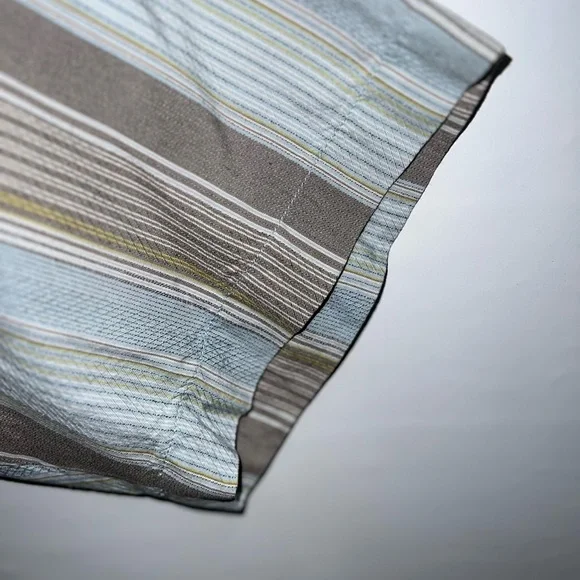 Tommy Bahama Shirt Mens Medium Multicolor Shirt Sleeve Silk Cotton Blend NWT - Picture 10 of 15